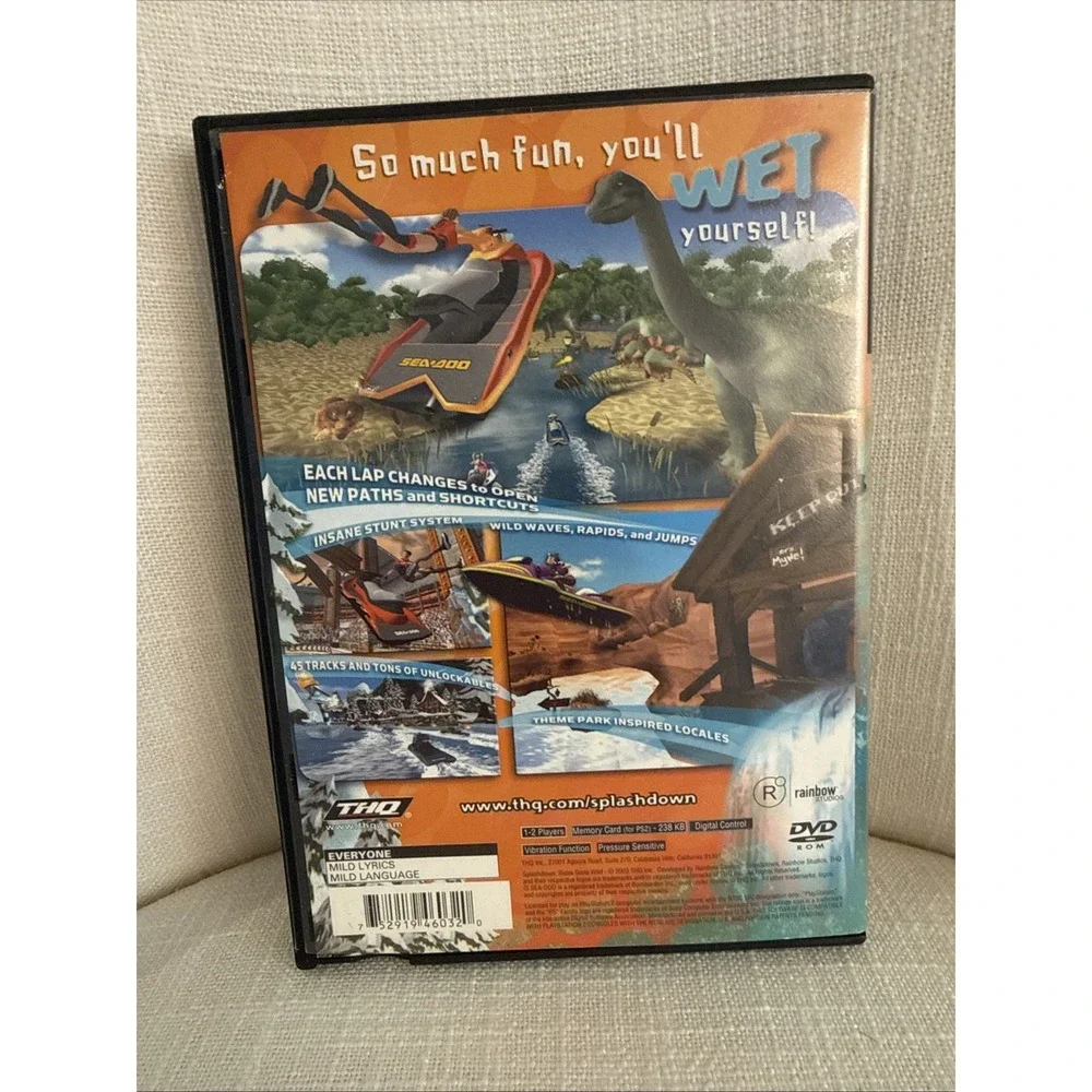 Splashdown: Rides Gone Wild (Sony PlayStation 2, 2003) No Manual Blockbuster EUC